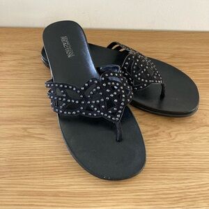Kenneth Cole Reaction Black Thongs - NWOT
